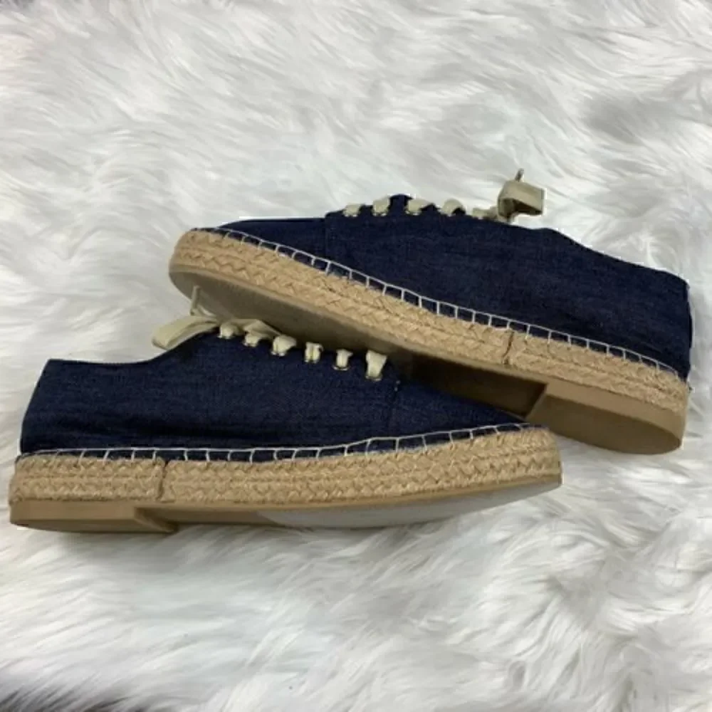 NEW Catherine Malandrino Espadrille Nonno Blue 10